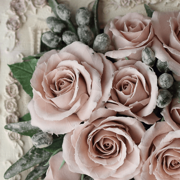 アンティークな薔薇もクレイフラワーなら自由自在 | Clay Art Jasmine